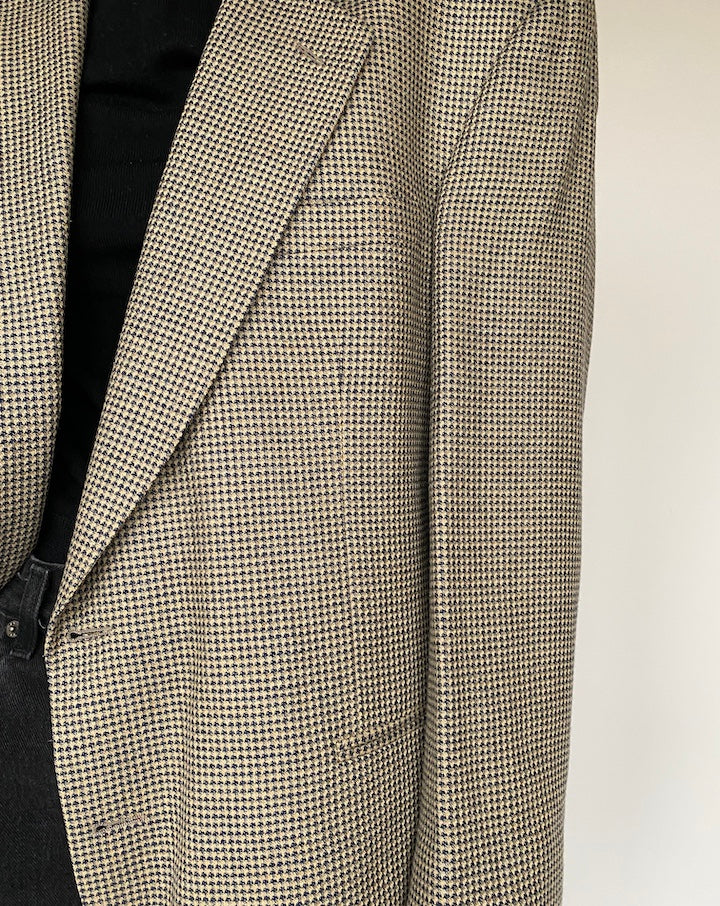 VINTAGE OVERSIZED BLAZER IN SILK AND WOOL 1630