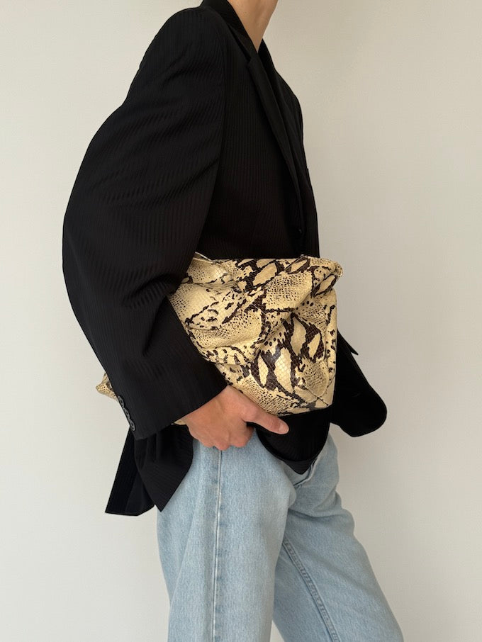 Vintage Pinstripe Blazer Black 6643