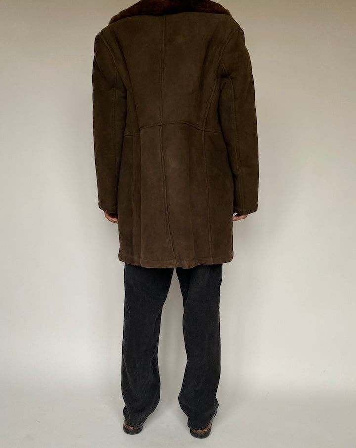 VINTAGE BROWN COAT 1281 5