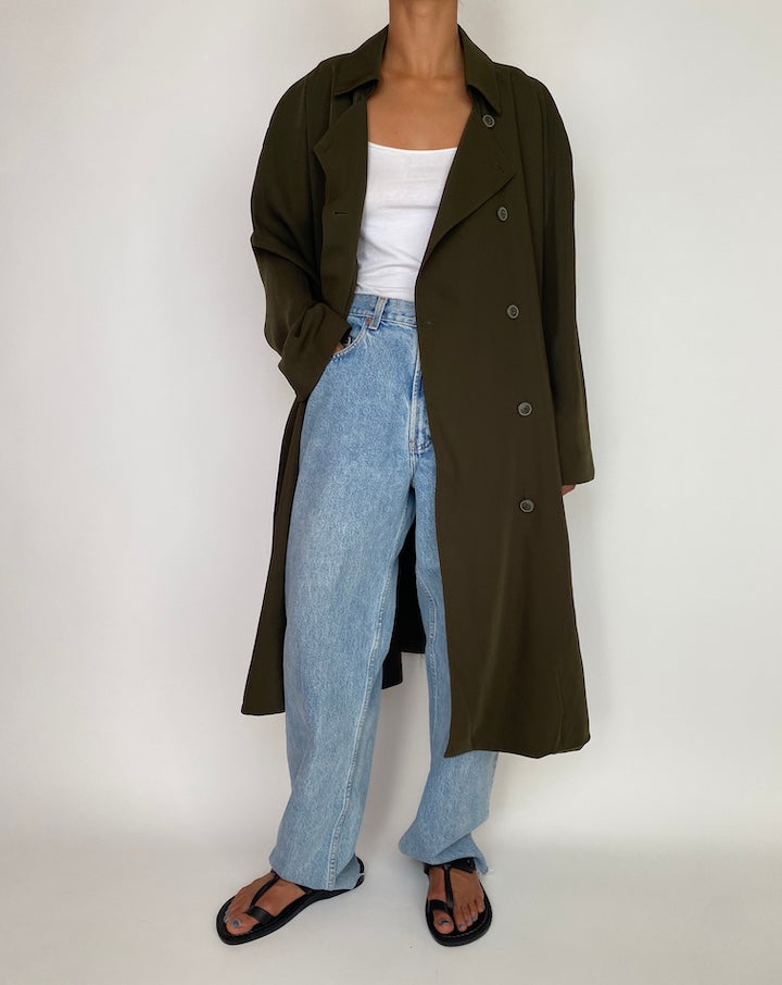 VINTAGE LONG OVERSIZED COAT 2989