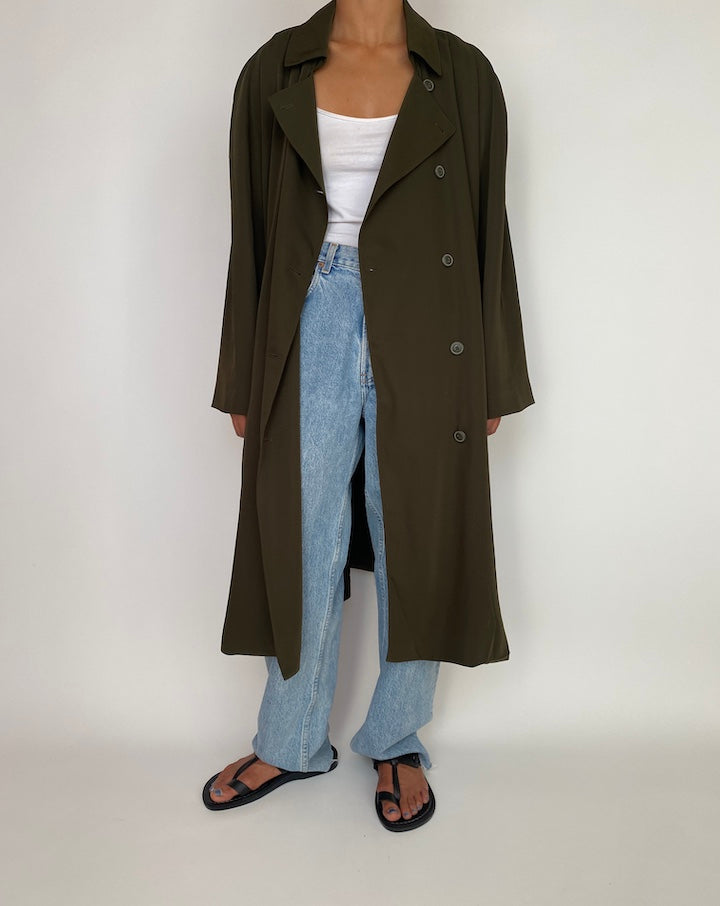 VINTAGE LONG OVERSIZED COAT 2989