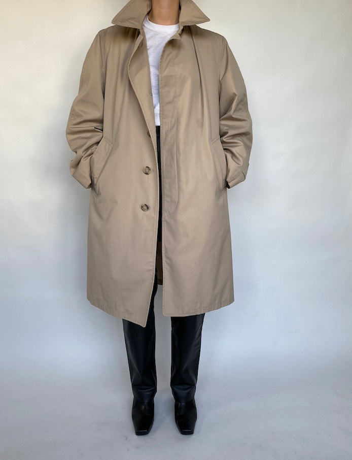 VINTAGE BEIGE COAT 416