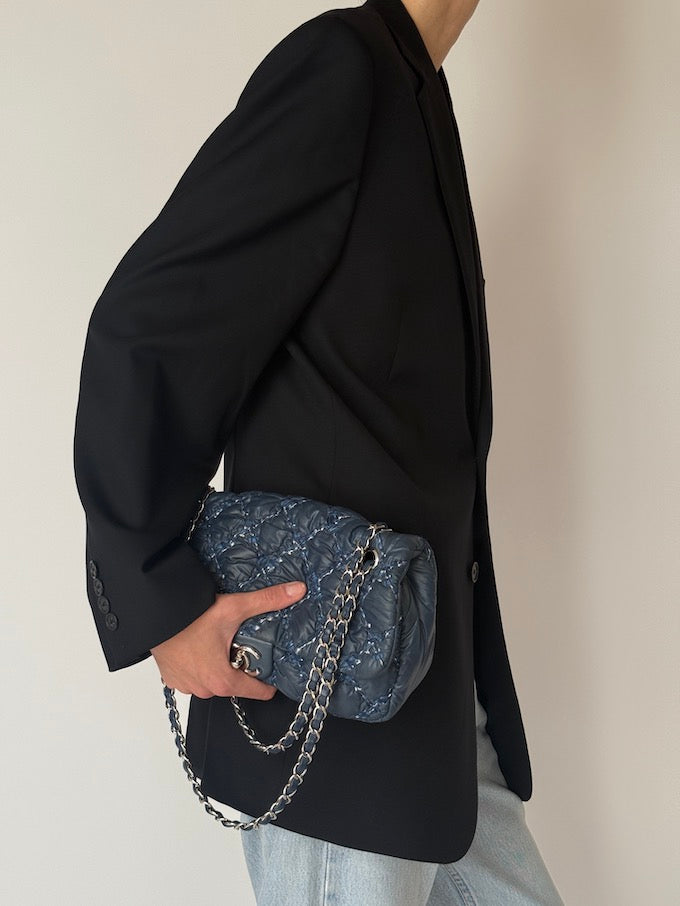 Vintage Classic Black Wool Blazer 6647