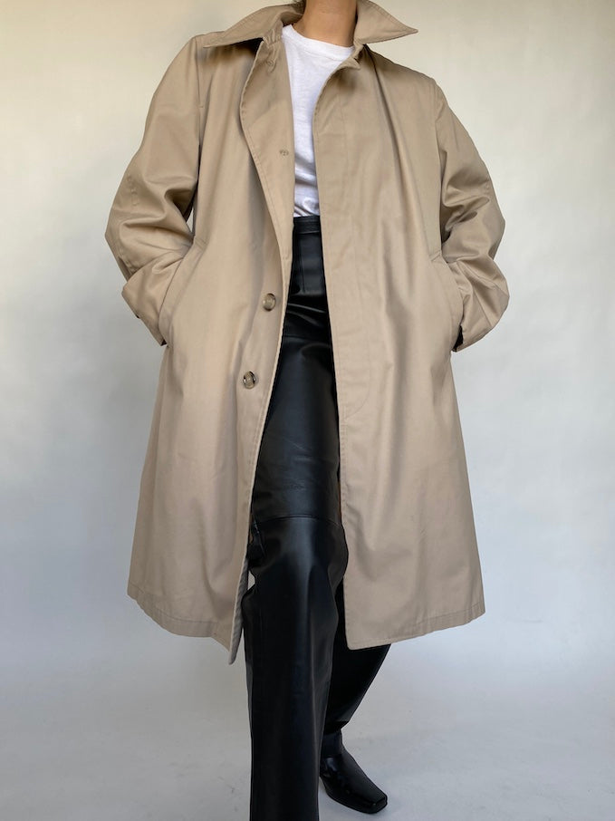 VINTAGE BEIGE COAT 416