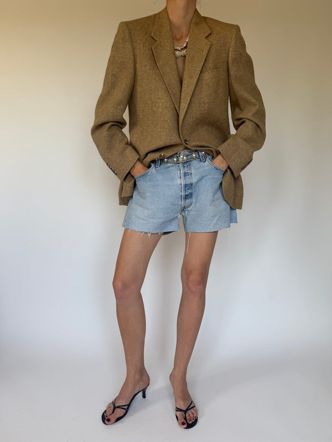 Vintage Christian Dior blazer beige 6337