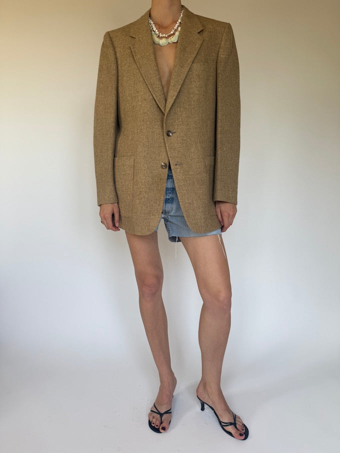 Vintage Christian Dior blazer beige 6337