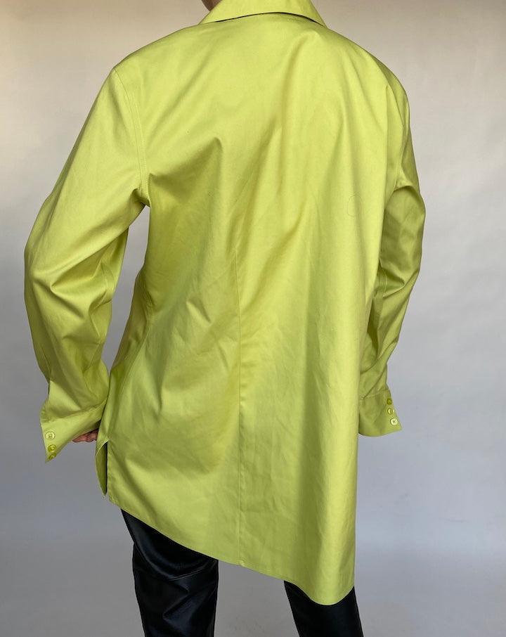 VINTAGE GREEN COTTON SHIRT 417