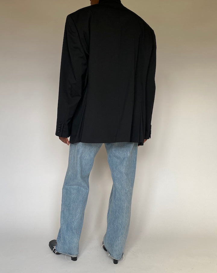 VINTAGE BLACK OVERSIZED BLAZER 4412