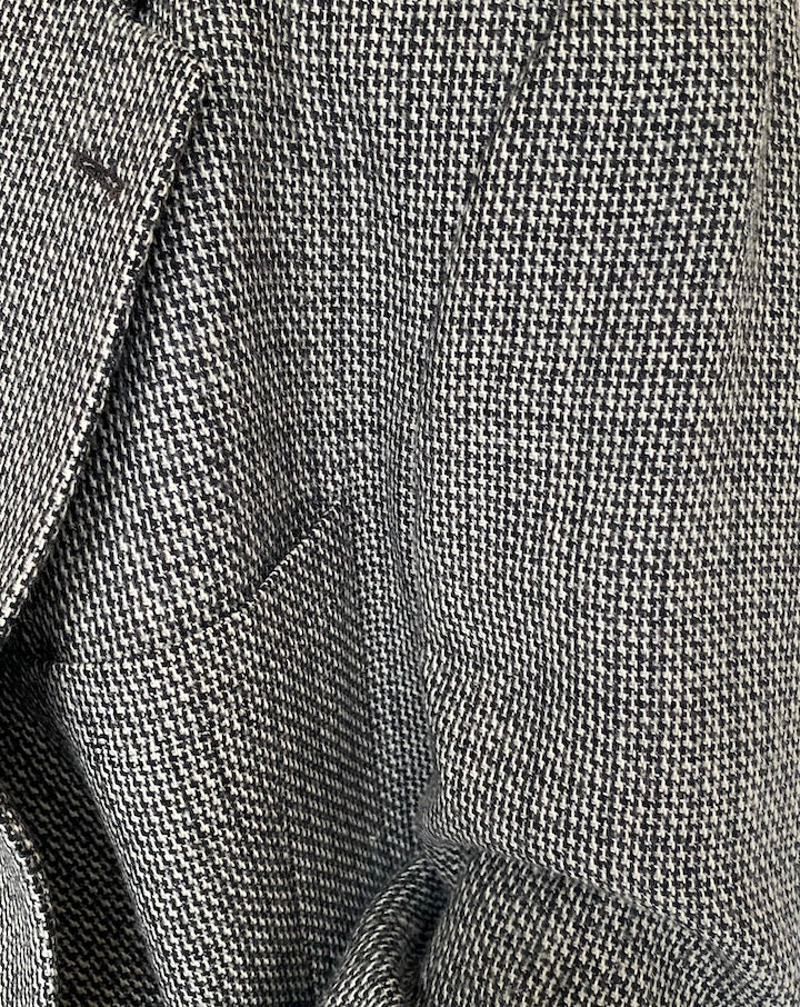VINTAGE BLACK AND WHITE BLAZER 4414