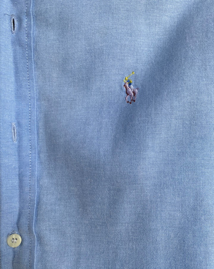 VINTAGE LIGHT BLUE RALPH LAUREN SHIRT 420
