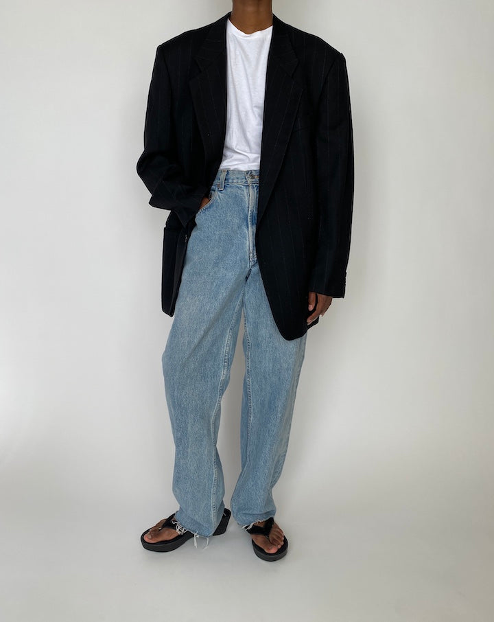 VINTAGE PINSTRIPED BLAZER 3884