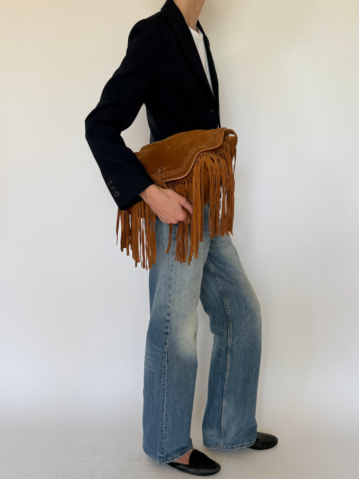 Vintage Tailored Blazer Navy 7594