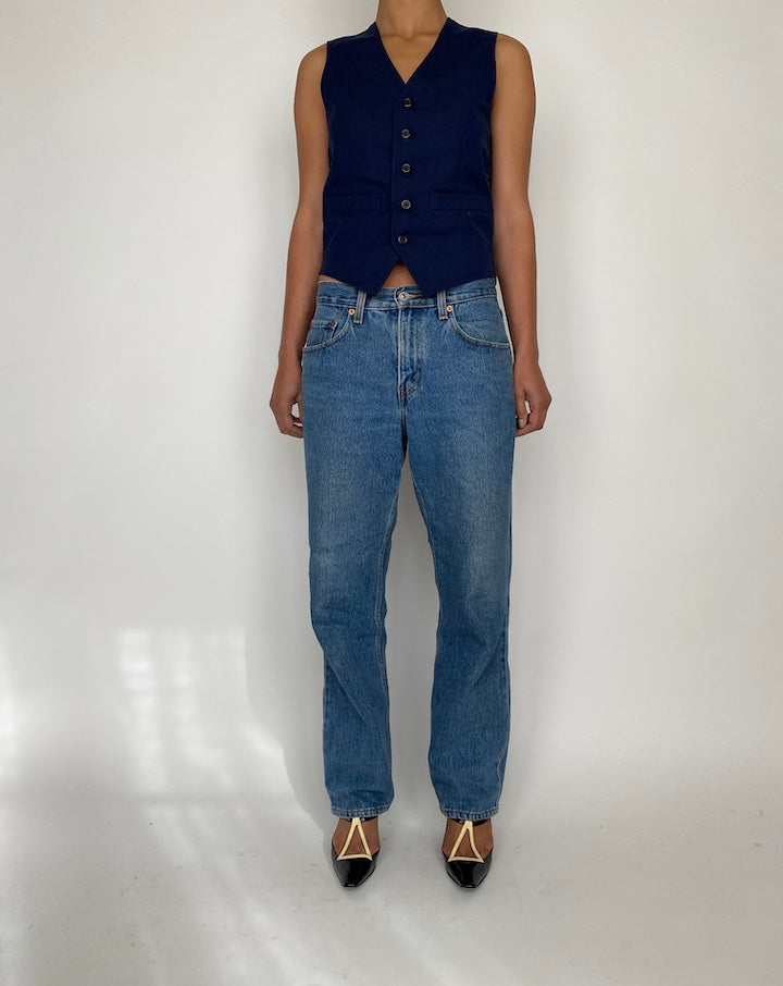 VINTAGE NAVY VEST 2460