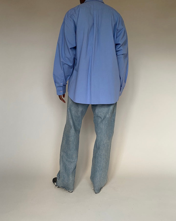 VINTAGE OVERSIZED BLUE SHIRT 4426