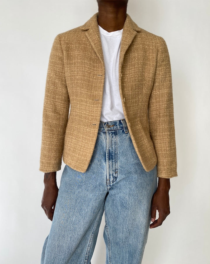 VINTAGE BEIGE BLAZER 3894