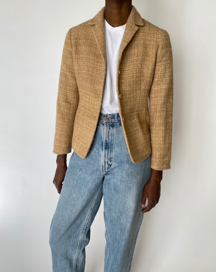 VINTAGE BEIGE BLAZER 3894