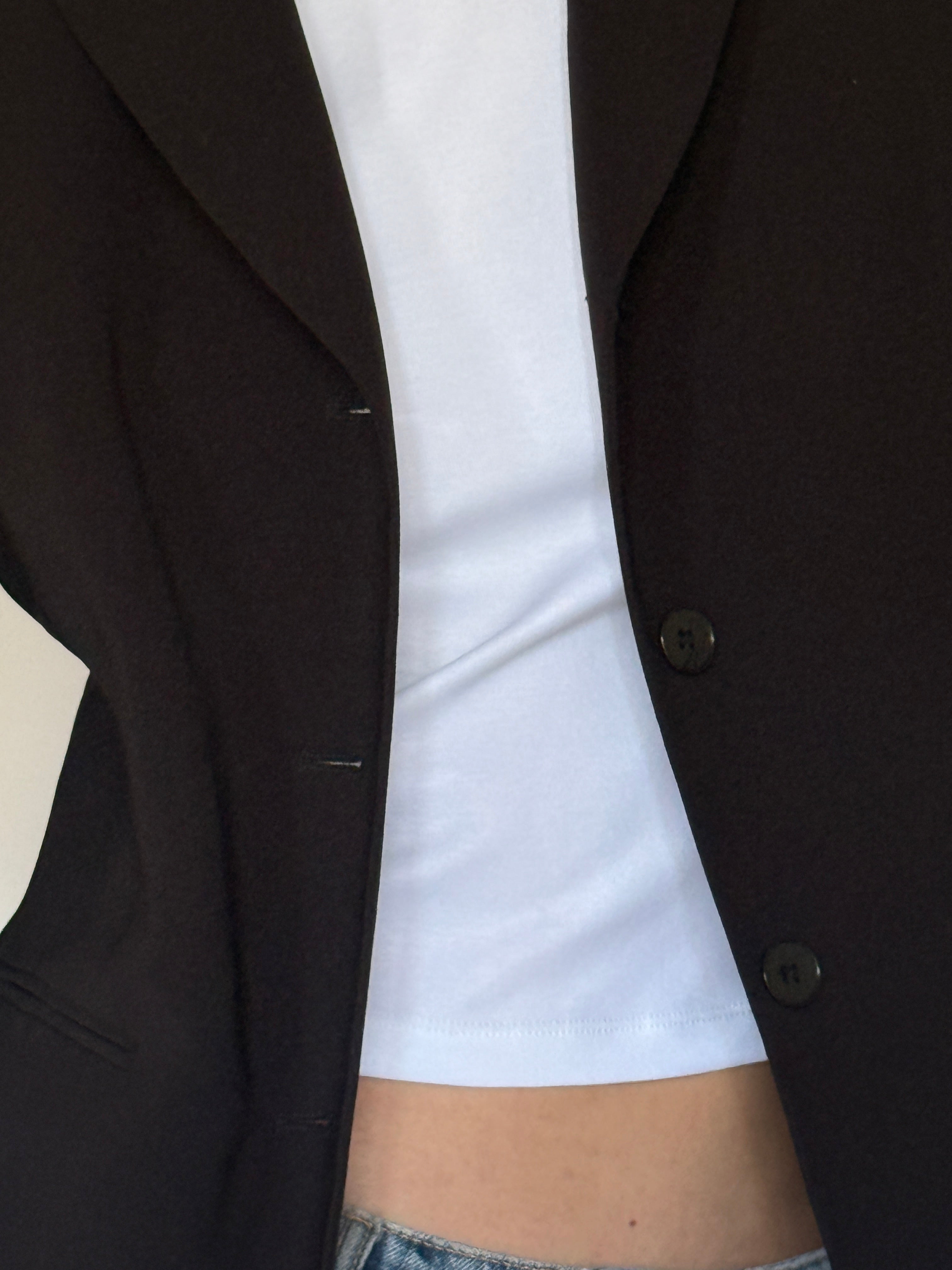 Vintage black fabric close-up