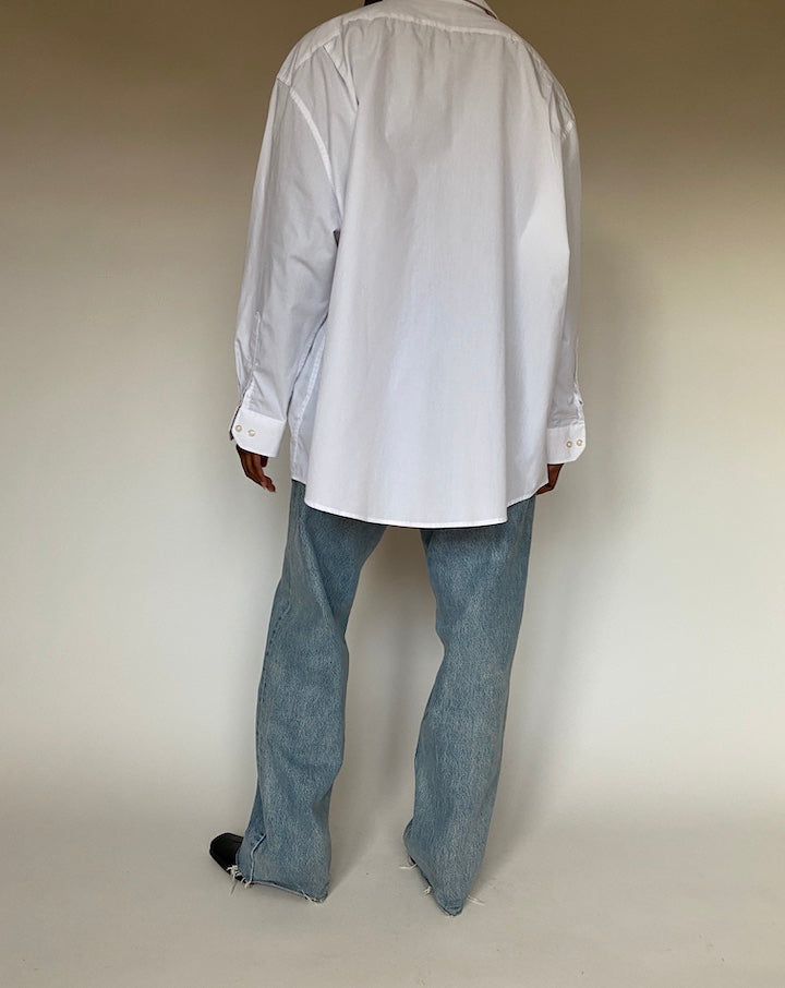 VINTAGE OVERSIZED WHITE SHIRT 4431