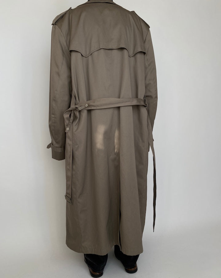 VINTAGE BEIGE OVERSIZED TRENCH COAT 1685