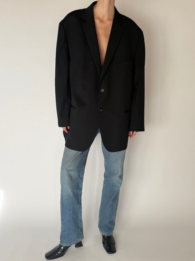 Vintage Oversized Wool Blazer 6682