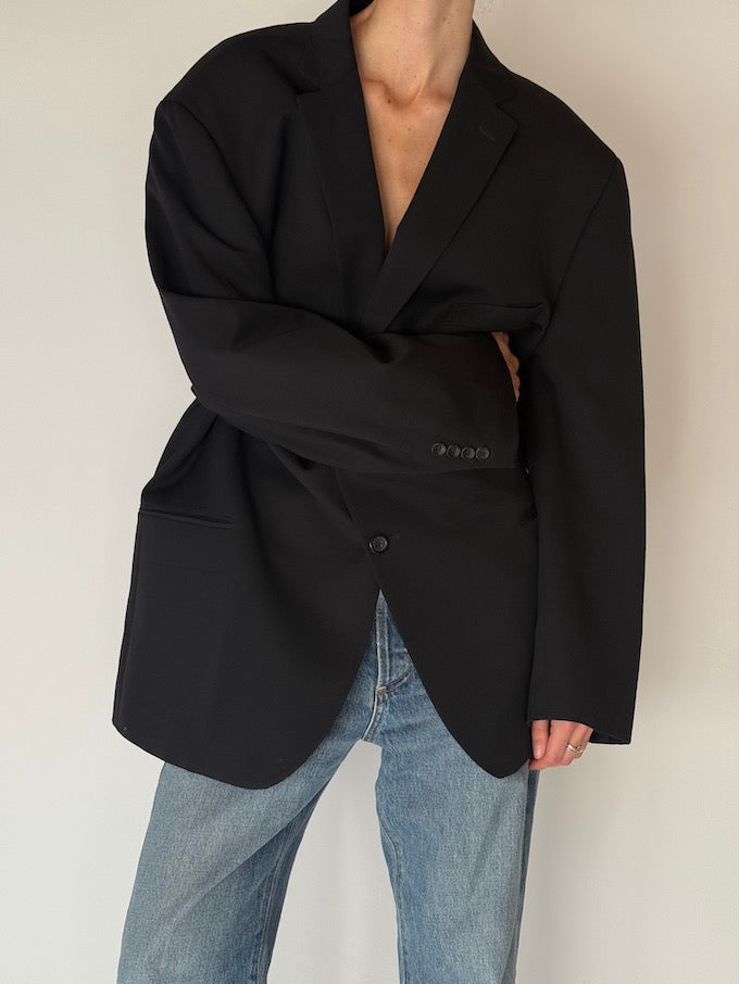 Vintage Oversized Wool Blazer 6682