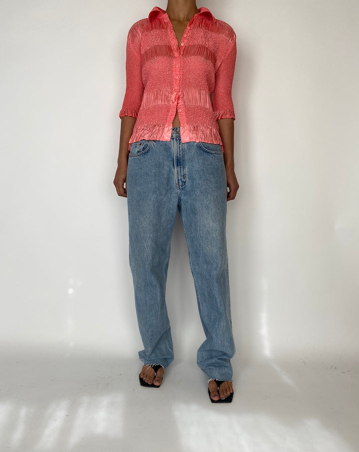VINTAGE HOT PINK TOP 2487