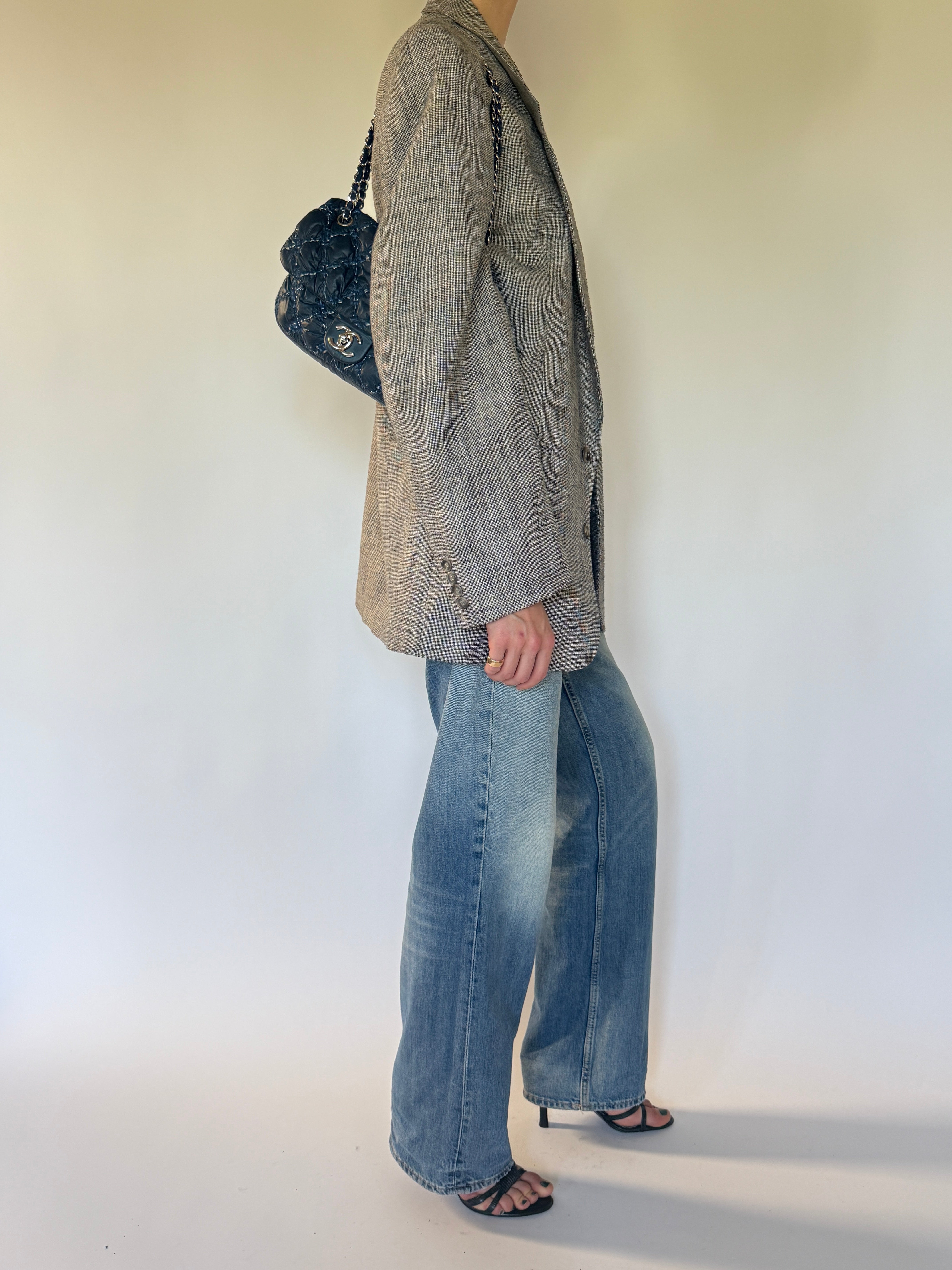 Vintage oversized blazer side view