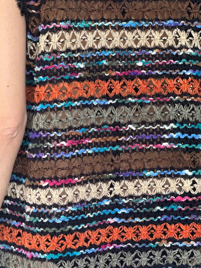 The Striped Crochet Tunic 6375
