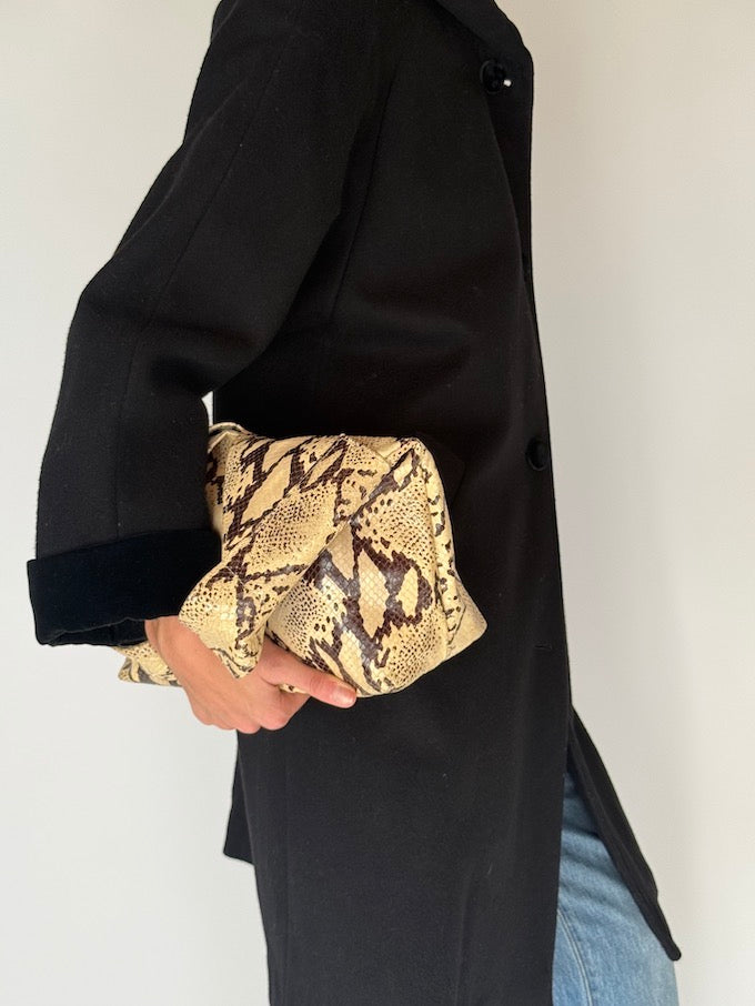 Vintage Wool Hooded Coat 6687