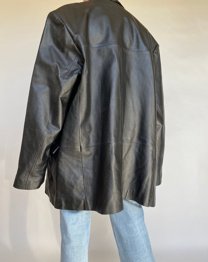 VINTAGE GORGEOUS BLAZER/LEATHER JACKET 435