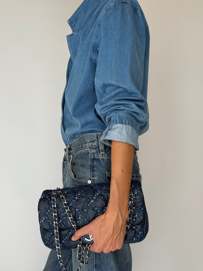 Vintage Denim Blazer Jacket/Shirt 6322