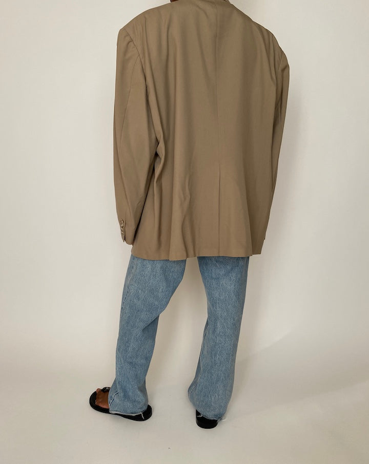 VINTAGE BEIGE OVERSIZED BLAZER 3953
