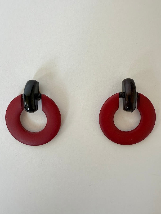 Vintage hoop earrings
