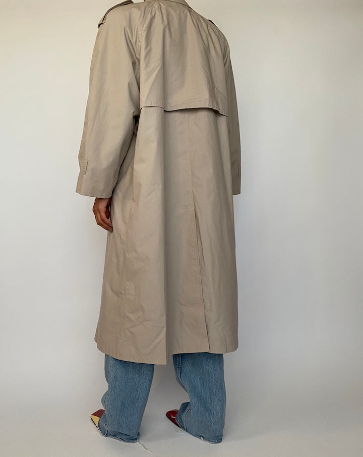 VINTAGE BEIGE LONG COAT 2492
