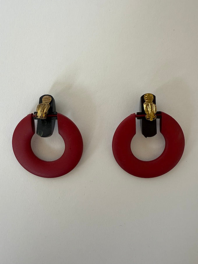 Vintage hoop earrings