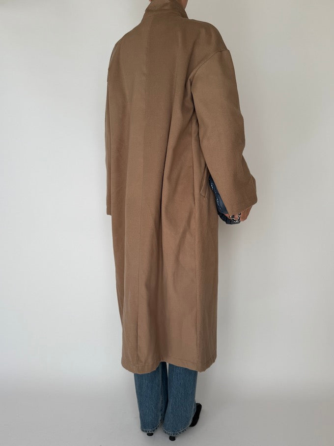 Vintage Oversized Long Coat in Camel 4338