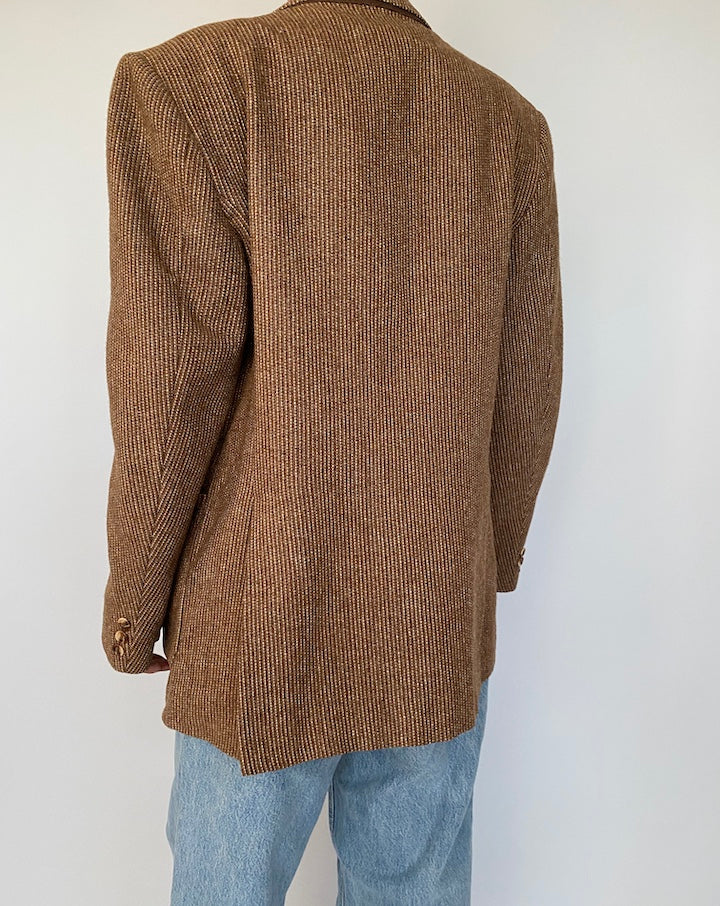 VINTAGE BROWN BLAZER 2493