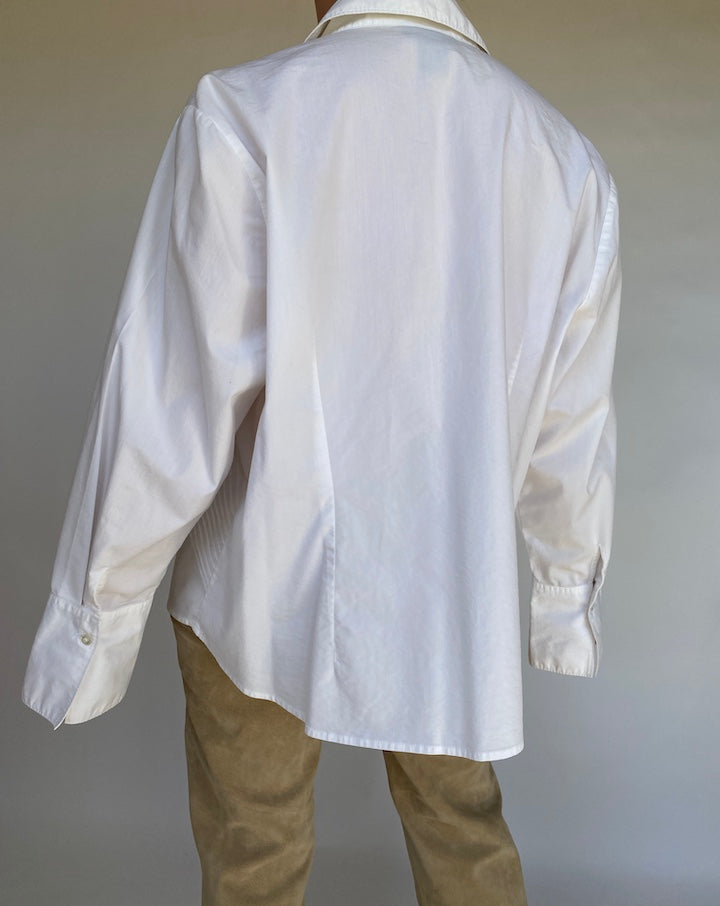 VINTAGE WHITE BUTTON DOWN 439