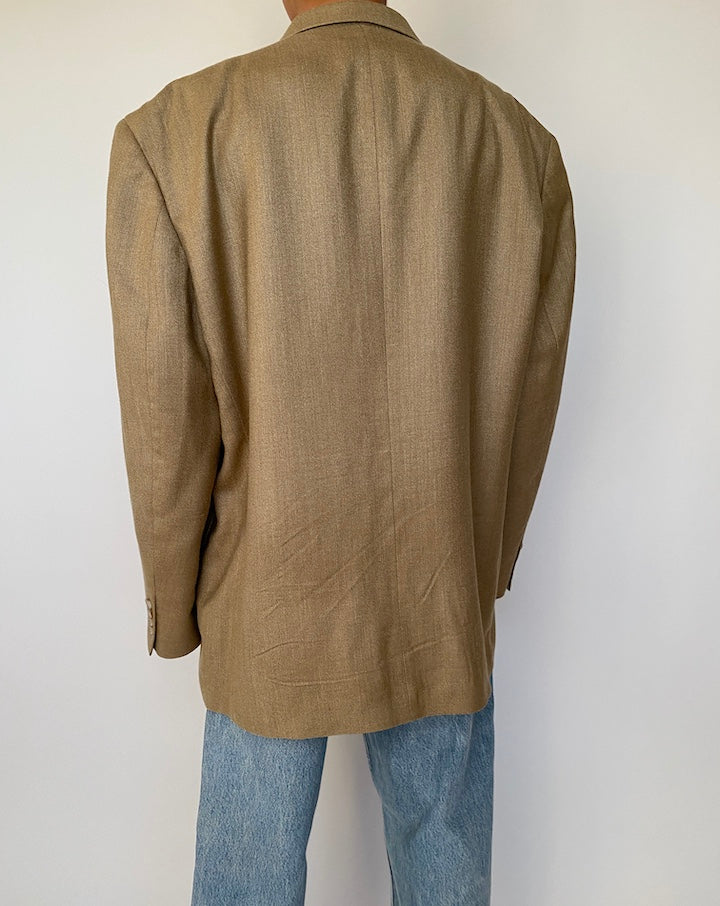 VINTAGE BEIGE OSCAR DE LA RENTA BLAZER 2495