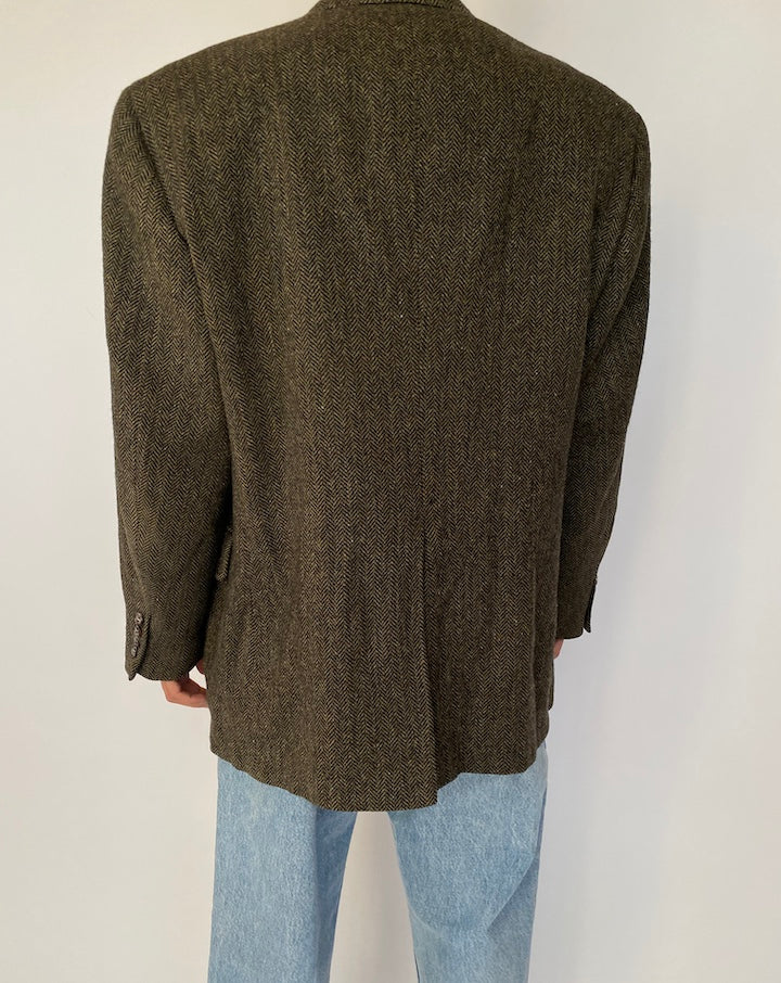 VINTAGE FISHBONE BLAZER 2497