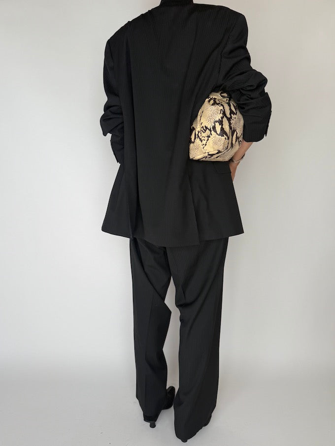 Black Pinstripe Suit set 5959