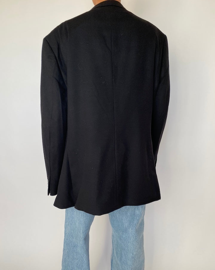 VINTAGE CASHMERE-WOOL BLENDED BLAZER 2502