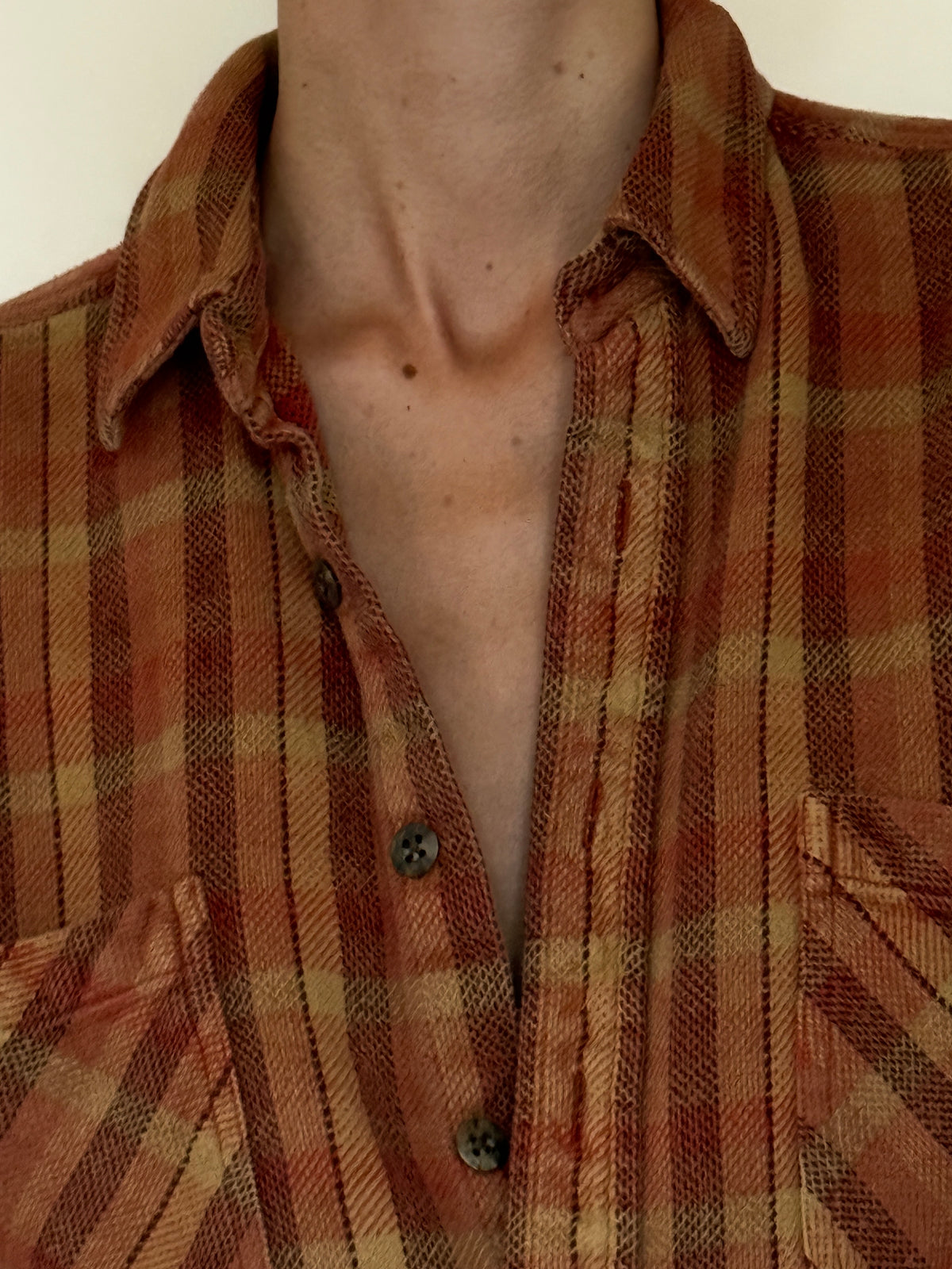 Vintage shirt side view