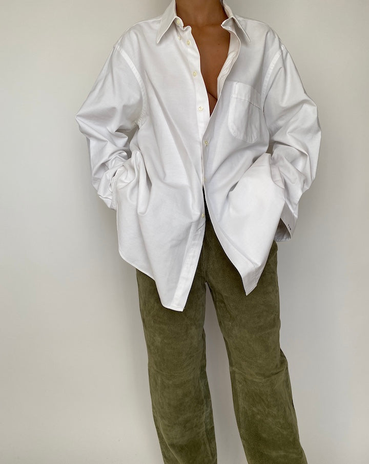 VINTAGE OVERSIZED WHITE SHIRT 2509
