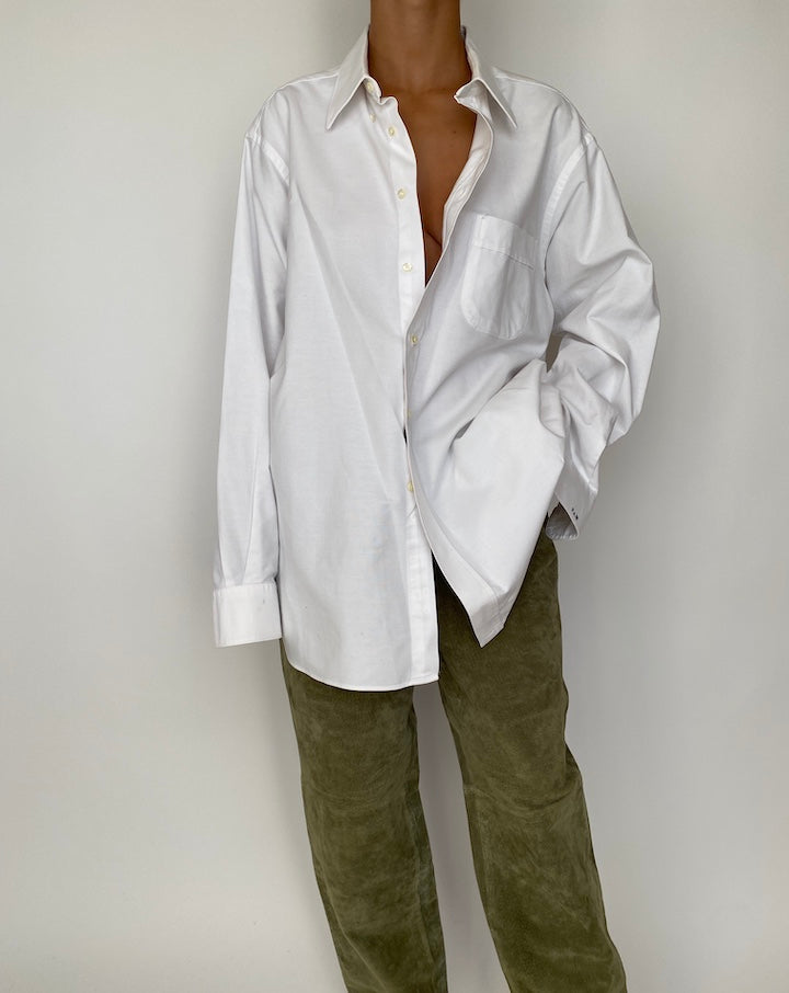 VINTAGE OVERSIZED WHITE SHIRT 2509