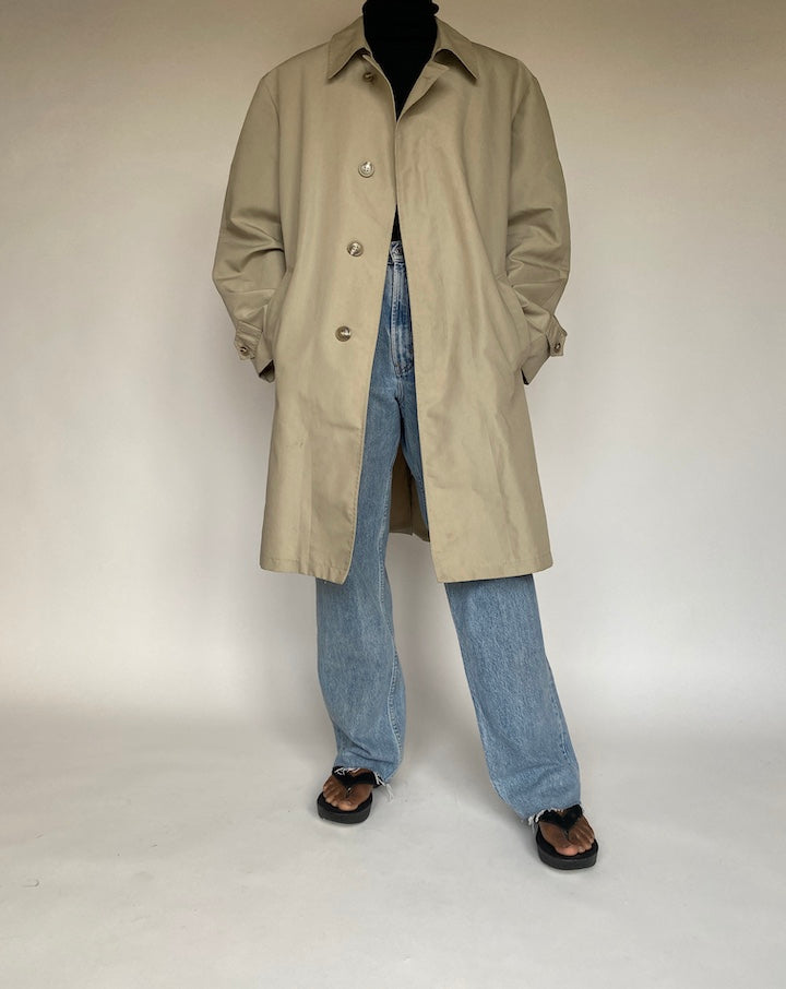VINTAGE BEIGE LONG COAT