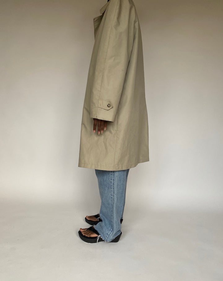 VINTAGE BEIGE LONG COAT 1711