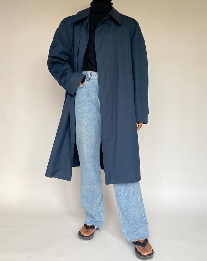 VINTAGE DARK BLUE COAT 741