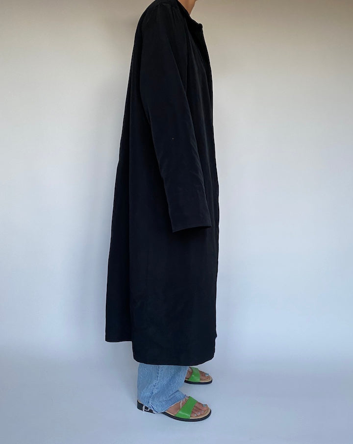 VINTAGE OVERSIZED BLACK COAT 3016
