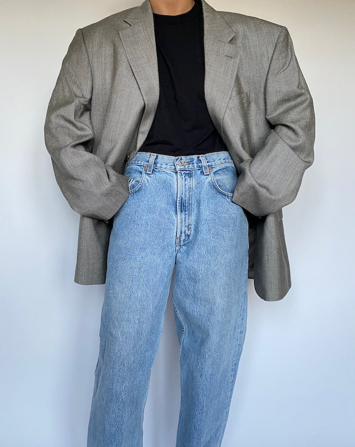 VINTAGE OVERSIZED OSCAR DE LA RENTA BLAZER 3018